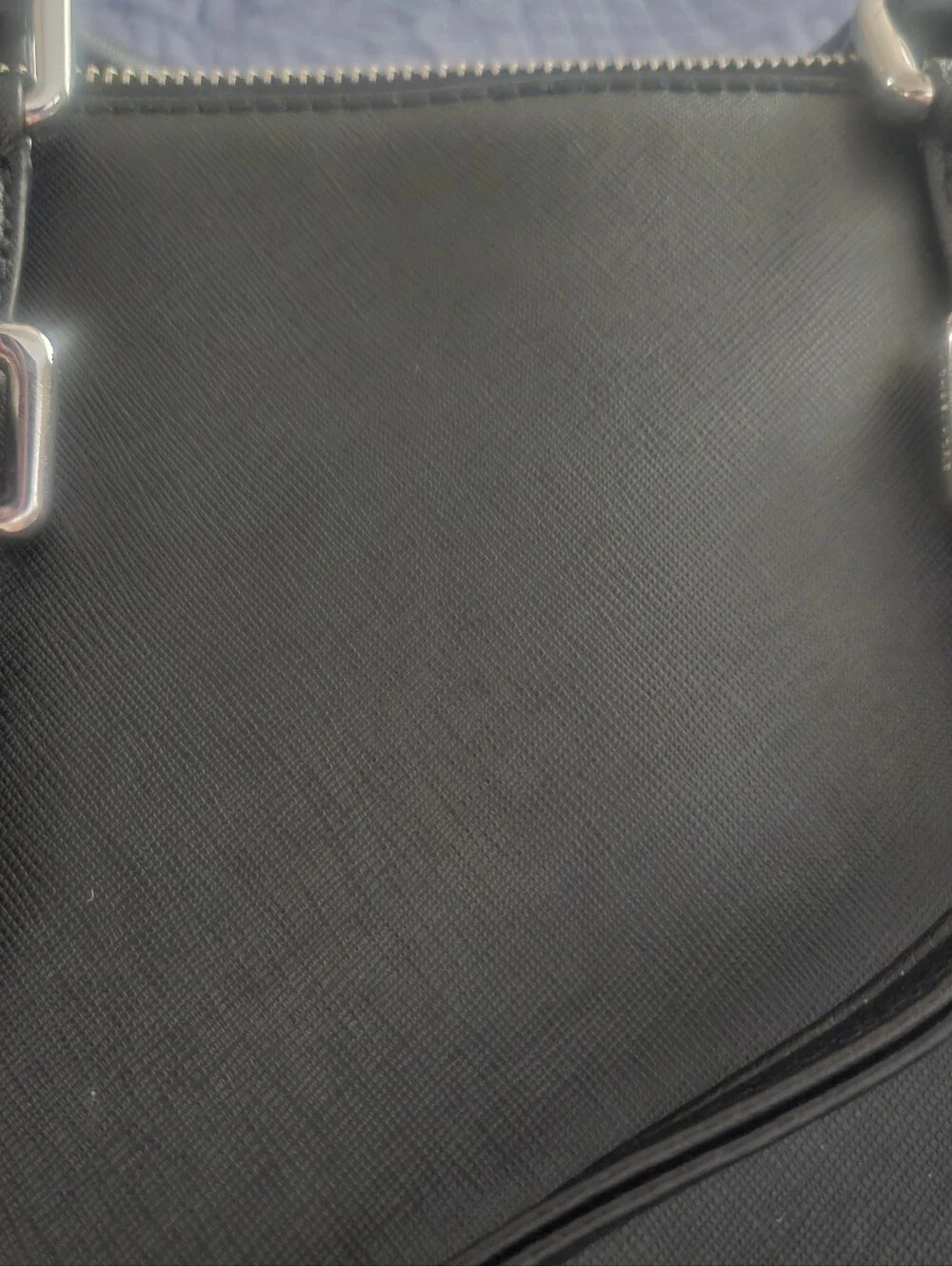 Michael Kors Ciara Large Black Saffiano Leather Satchel Handbag